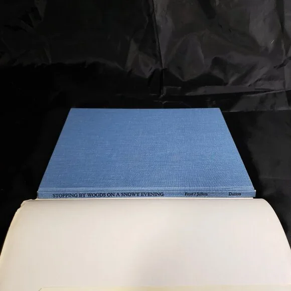 RVHTF EUC 70's Vintage / 1978 Hardcover "Stopping by Woods on a Snowy Evening" - Picture 4 of 15